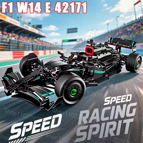 New Technical 1642PCS 42171 F1 W14 E Performance Racing Car Building Sets Collectible Authentically