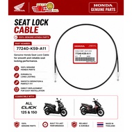 Honda Seat Lock Cable 77240K59A11 for ALL Click 125 & 150