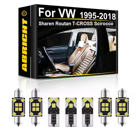 ABRIGHT Car Interior LED Lights Canbus For VW Sharen 7M6 7M8 7M9 7N1 7N2 Routan T-CROSS C11 Scirocco