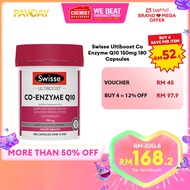 Swisse Ultiboost Co Enzyme Q10 150mg 180 Capsules Maintain Heart&Cardiovascular Health Chemist Wareh