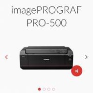 全新佳能 Canon Pro 500 12色噴墨 專業 A2彩色打印機 (全新機未用過、膠紙未開）