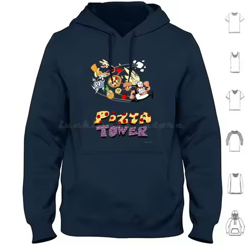 Pizza Tower Peppino Trans Hoodies Long Sleeve Pizza The Noise Pizza Tower Pizza Tower Game Doodle Fo