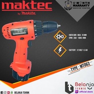 [Promo] Maktec Mesin Bor Tangan Baterai Mt 063 10 Mm Bor Cordless Mt063 12 V