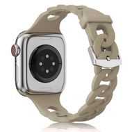 สายรัดสำหรับ IWatch อะไหล่แฟชั่นแบบ Ultra 2 Series SE 9 8 7 6 5 4 3สำหรับสายคาด Apple Watch 49มม. 45มม. 41มม. 38มม. 40มม. 42มม. 44มม. นาฬิกาข้อมือสมาร์ทวอช