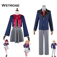 WetroseReady Stock Oshi no Ko Hoshino Aqua Hoshino Ruby Arima Kana Cosplay Costume Uniform Seifuku