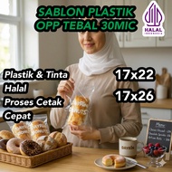 Halal Opp Plastic Screen Printing 17x22 17x20 17x26