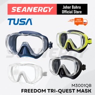 TUSA Freedom Tri-Quest 3 Windows Diving Mask M3001Snorkeling Scuba Diving