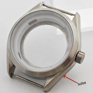 RICHUS NH35 นาฬิกา 41 มม.เงินขัด/แปรง Sapphire Glass นาฬิกา Fit NH35 NH36 ETA2836 Miyota 8205 8215 ก