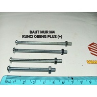 10 pieces of jp m4*50 - 60 - 70 - 80 (5cm to 8cm) Galvanized Plus Screwdriver Wrench (+)