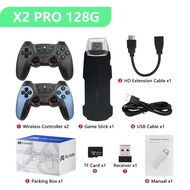 X2 PRO 4K Retro Game Stick Console Plug&Play 40000+ Games 2 Wireless Controllers