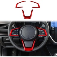 Steering Wheel Cover Trims for 2018-2024 Subaru Crosstrek Outback Legacy Accessories Steering Wheel 
