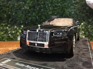 1/18 HH Model Rolls-Royce Ghost EWB 2021 Black Diamond【MGM】