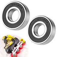 6203-RS Sealed Bearing 2Pcs 6203RS Bearing ID 17mm x OD 40mm x Lebar 12mm Double Getah Sealed Bearin