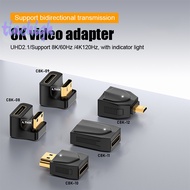 [TinchighS] 8K 60HZ HDTV To Mini-C Adapter HD Video Converter 4K 120HZ Micro-D To Mini-C Converter For Laptop Phone TV Monitor [NEW]