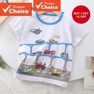 NS111-AUG25-C-Cartoon Print Round Neck T-shirt-TSNS111BK120  NS111-OGOS25-C-Baju-T-leher-bercorak-ka