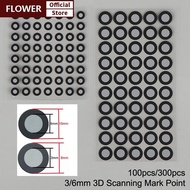 FOF 100/300pcs 3x6mm 6x10mm 3D Scanning Mark Point For Creality CR-Scan Raptor/ Otter/ Ferret Pro 3D