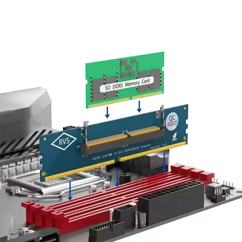 Laptop SO DDR5 RAM To Desktop DDR5 U-DIMM Adapter DDR5 SO-DIMM Gaming Laptop RAM Memory Module DDR5 