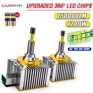 carolyn D1S D3S 360 LED Lights Bulbs HID D2S D4S LED Canbus D1R D2R D3R D4R Xenon Turbo Car Headligh