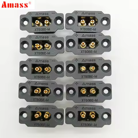 5pairs/5/10pcs Amass Black XT60BE-M Male XT60BE XT60H Bullet Connector Wire Cable Plug For RC FPV Ch