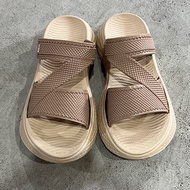FENTINA Sandal Wanita Korea Sepatu Sandal Wanita Korea Jelly Wedge Platform Tebal Empuk Tali Belakan