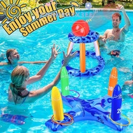 CHIHIRO1X3EE Floating Pool Toys, Outdoor Beach Party Supplies Inflatable Ring Throwing Ferrule Game,