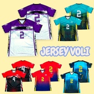VOLLEYBALL SPORTS JERSEY 1 TEAM DOZEN VOLLEYBALL JERSEY FULL PRINTING 1 TEAM VOLLEYBALL SPORTS JERSE