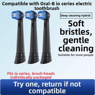 Universal Replacement Electric Toothbrush Heads Compatible with Oral-B iO Series IO3 IO5 IO7 IO9 Sof