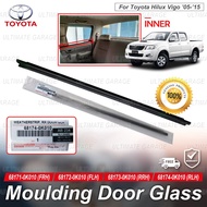 ORIGINAL TOYOTA HILUX KUN25 KUN26 INNER GLASS DOOR MOULDING SEAL RUBBER OUTER STRIP WINDOW GETAH TIN