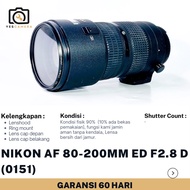 Lensa Nikon 80-200mm F2.8 Gen 3 Bergaransi 2bulan Lensa Tele (0151)