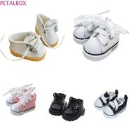 PETALBOX​ Doll Mini Sports Shoes, PU Doll Shoes  Canvas Doll Shoes, Doll Leather Shoes Sneakers Cart