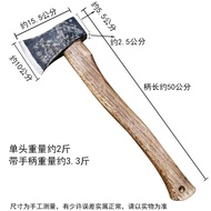 Forged Carbon Steel Axe Tracks Outdoor Chop Wood Axe Mountain Opening AXE Home Use Chop Wood Tree Lo