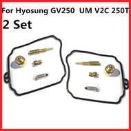 ❤️For Hyosung GV250 Aquila UMV2C Carburetor Repair Rebuild Main Jet For Pilot Jet Kit[my]