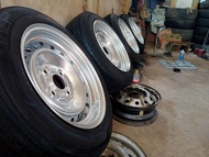 Velg kaleng lebar custom R14 Pcd 4x114 cocok buat Kijang/Futura/SS/Corolla DX