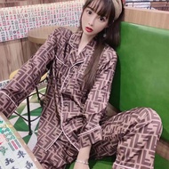 CODKorean Long Sleeve Cotton Sleepwear Pajama Set For Women Nightwear