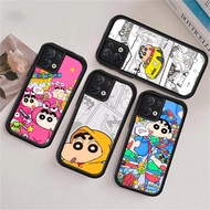 WB32 Crayon Shinchan Casing for hp Plating Realme Narzo Note SE 8S 30 N61 50 N63 V13 NEO6 C61 Q3 GT 