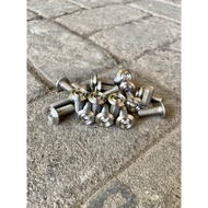 L bolt stainless SLIM THREAD M8 thread 12 2cm 2.5cm 3cm 4cm 5cm model C