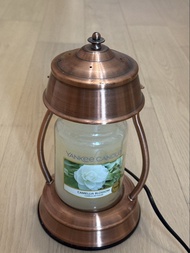 Yankee Candle 山茶花香薰蠟燭連古銅色融蠟燈