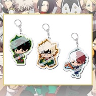 AB Anime My Hero Academia Transparent Pendant Double-Sided Acrylic Keychain