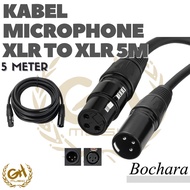 BOCHARA XLR TO XLR MICROPHONE CABLE 5M