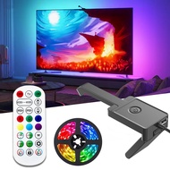 LED TV LED Backlight RGBIC USB Strip Light AR สี Gamut Sensor App ควบคุมเพลงซิงค์สําหรับ 65 "ทีวีคอม