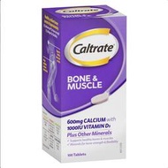 代購澳洲 Caltrate 成人挺立鈣 Bone &amp; Muscle 600mg (100顆)