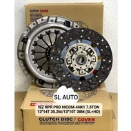 CLUTCH DISC / COVER WITH BEARING ISUZU NPR PRO HICOM 4HK1 7.5TON (13"x14T 35.2M/13"x10T 38M) (SL+HD)