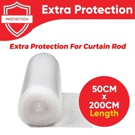 Extra Protection for Curtain Rod Bubble Wrap Add-On Packaging (FOR PURCHASED ITEM ONLY) reduce product damage risk