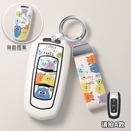 Geely key bag for Geely Coolray GX3 PRO Emgrand Azkarra Okavango model key chain Little Monsters