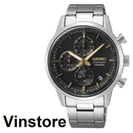 [Vinstore] Seiko SSB391 Titanium Chronograph Quartz Black Dial Men Watch SSB391P1