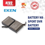 EKEN BATTERY / N9 Sport DVR Battery 3.7V Li-ion Battery 900mah /1050mAh CAMERA BATTERY
