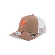 หมวกแก๊ป New Era รุ่น New York Mets 9Seventy Trucker FW26 Khaki 9Seventy Stretch Snap Cap