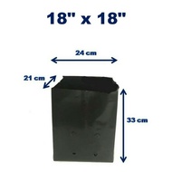 Polybag  18" x 18" Hitam UV 2% (1kg = 15pcs)