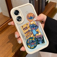 HP OPPO A58 4G A78 4G A58 5G A78 5G A58x 5G A1x 5G A2x 5G Case Softcase Happy Blue Alien Cesing sili