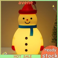 Christmas Atmosphere Light Cartoon Snowman for Bedroom Decoration (Red)